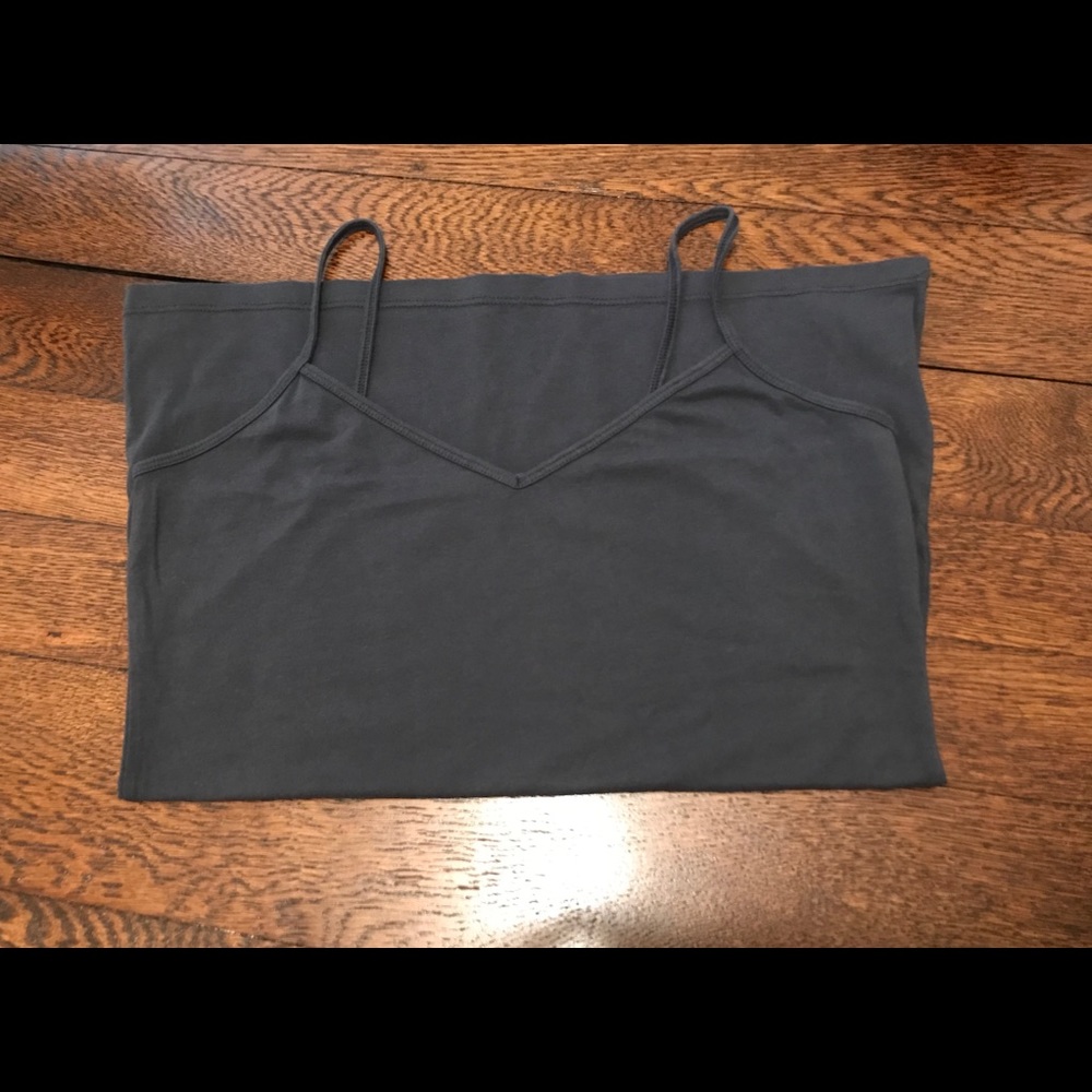 Washed, never worn dark charcoal Old Navy tank